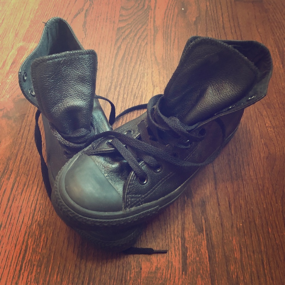 Leather Converse Chuck Taylors